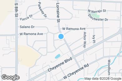 Map image of the property - 305 Crestone Ave