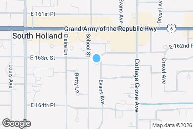 Map image of the property - 16342 Evans Ave