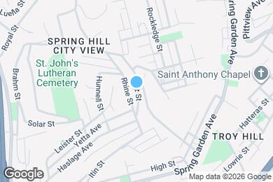 Map image of the property - 1713 Walz St