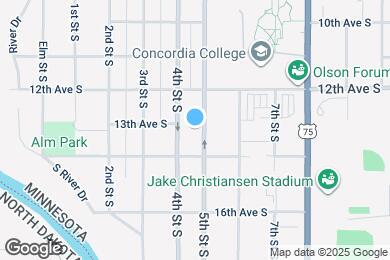 Map image of the property - 1305 5th St S