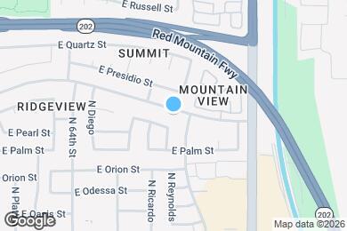 Map image of the property - 6629 E Preston St