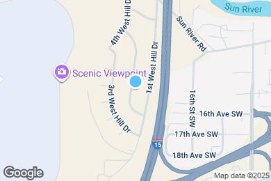 Map image of the property - 1409 2nd West Hill Dr