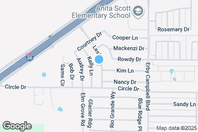 Map image of the property - 1617 Lesli Dr