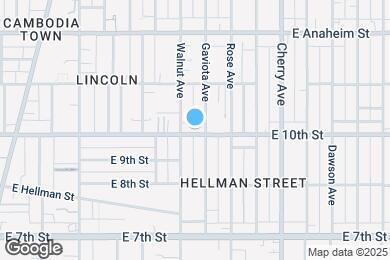 Map image of the property - 1625 E 10th St