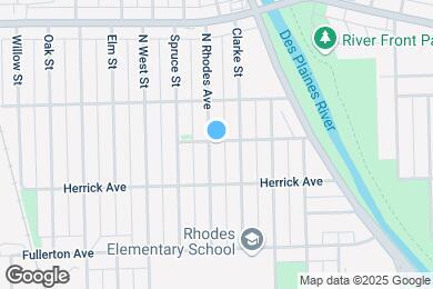 Map image of the property - 2537 Rhodes Ave