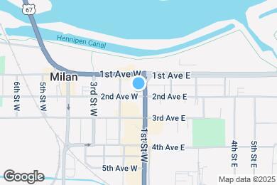 Map image of the property - 109 2nd Ave W