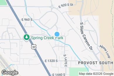 Map image of the property - 1123 S 1410 E