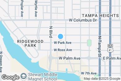 Map image of the property - 407 W Park Ave