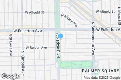 Map image of the property - 2323 N Kedzie Blvd