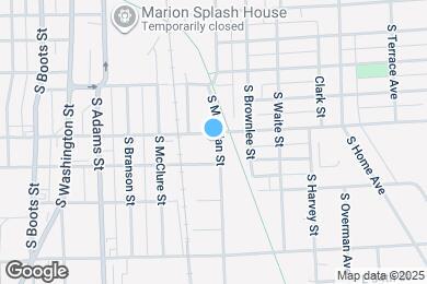 Map image of the property - 3008 S Meridian St