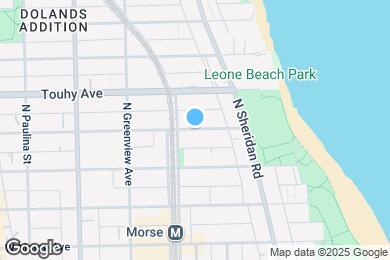 Map image of the property - 1373 W Estes Ave