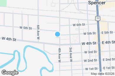 Map image of the property - 415 4th Ave W
