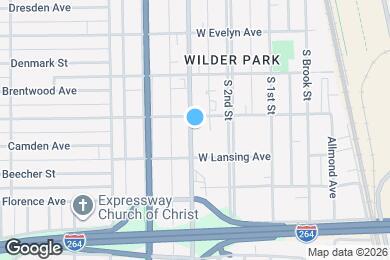 Map image of the property - 4307 S 3rd St