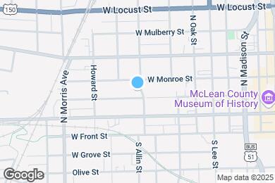 Map image of the property - 304 N Allin St