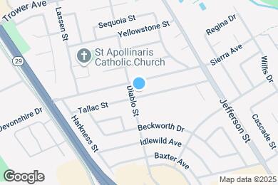 Map image of the property - 1648 Tallac St