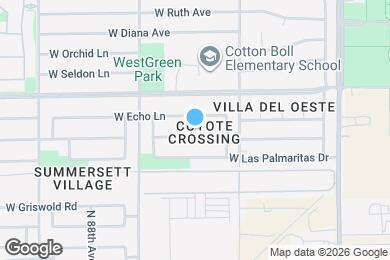 Map image of the property - 8554 W El Caminito Dr