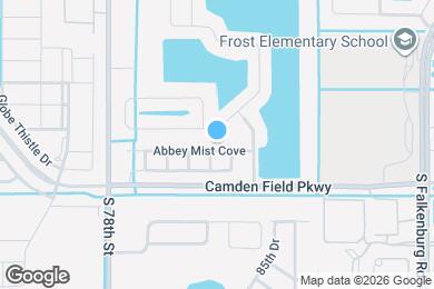Map image of the property - 8204 Abbey Mist Cove