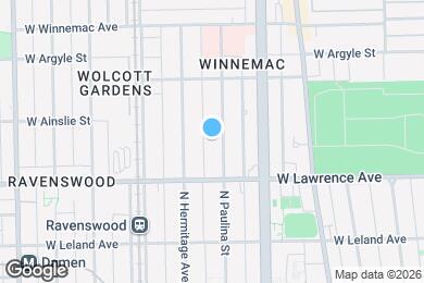 Map image of the property - 4838 N Paulina St