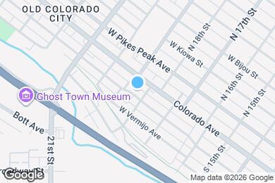 Map image of the property - 1804 W Cucharras St