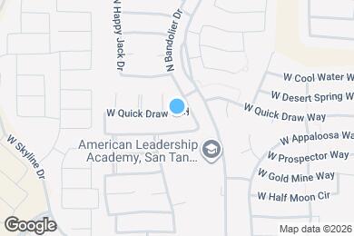 Map image of the property - 2403 W Quick Draw Way