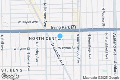 Map image of the property - 1913 W Larchmont Ave