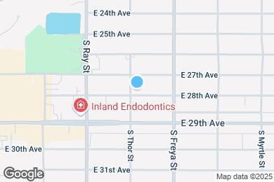 Map image of the property - 3407 E 28th Ave