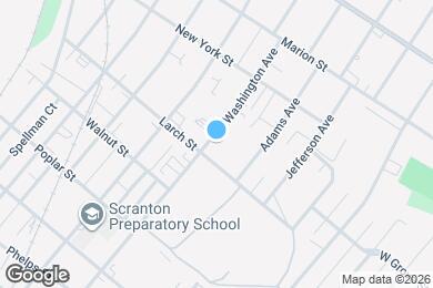 Map image of the property - 1312 N Washington Ave