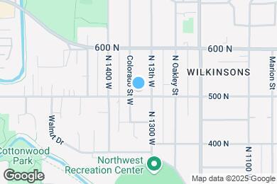 Map image of the property - 1330 W 500 N