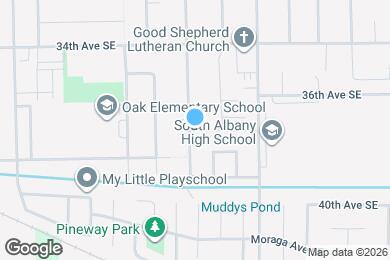 Map image of the property - 3627 SE Geary St