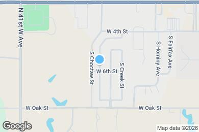 Map image of the property - 1609 W Seminole St