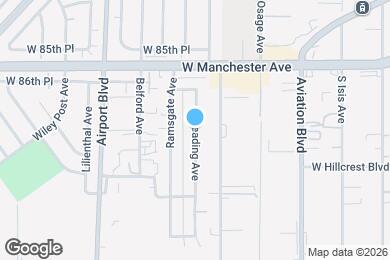 Map image of the property - 8805 Reading Ave