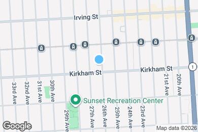 Map image of the property - 1477 26th Ave