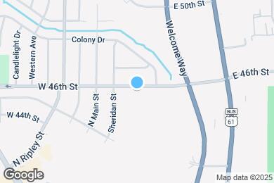 Map image of the property - 119 W 46th St