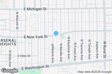 Map image of the property - 2209 E New York St