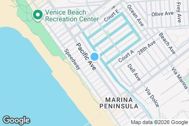 Map image of the property - 2516 Pacific Ave