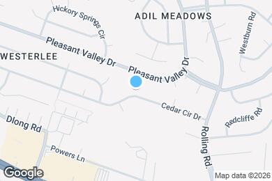 Map image of the property - 2010 Cedar Cir Dr