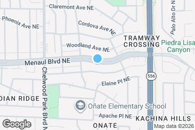 Map image of the property - 12220 Menaul Blvd NE