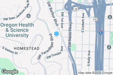 Map image of the property - 3515 SW Barbur Blvd