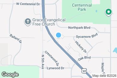 Map image of the property - North Park Row