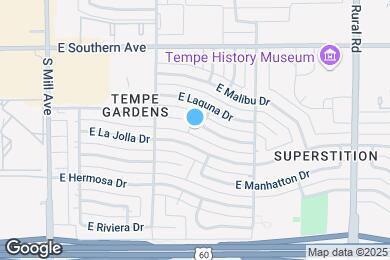 Map image of the property - 3516 S La Corta Dr