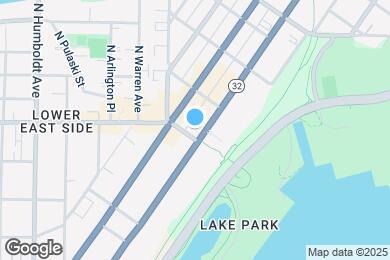 Map image of the property - 1707 N Prospect Ave
