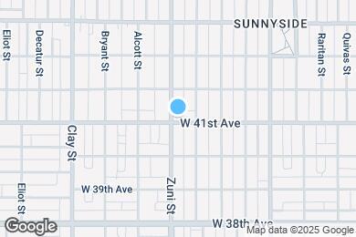 Map image of the property - 4106 Zuni St