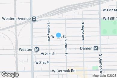 Map image of the property - 2227 W 19th St