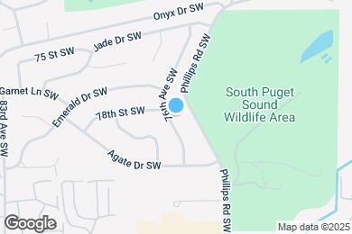 Map image of the property - 7807 76th Ave SW