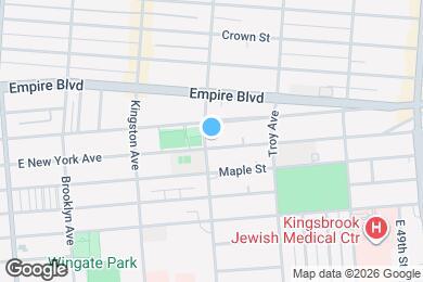 Map image of the property - East New York Avenue