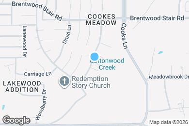 Map image of the property - 1909 Crooked Ln
