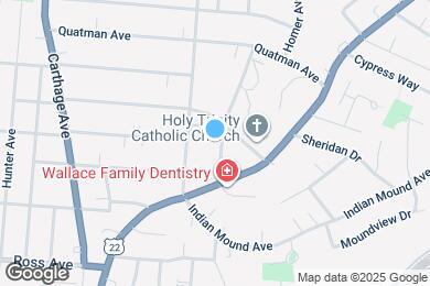 Map image of the property - 5331 Moeller Ave