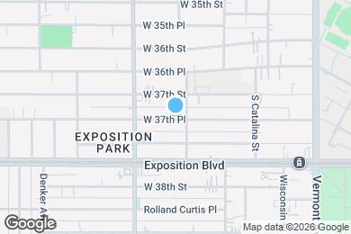 Map image of the property - 1327 W 37th Pl