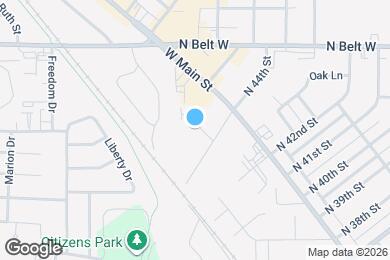 Map image of the property - 4444 W Washington St