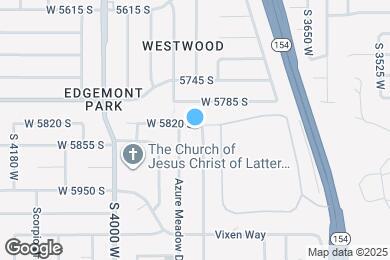 Map image of the property - 3853 W 5820 S